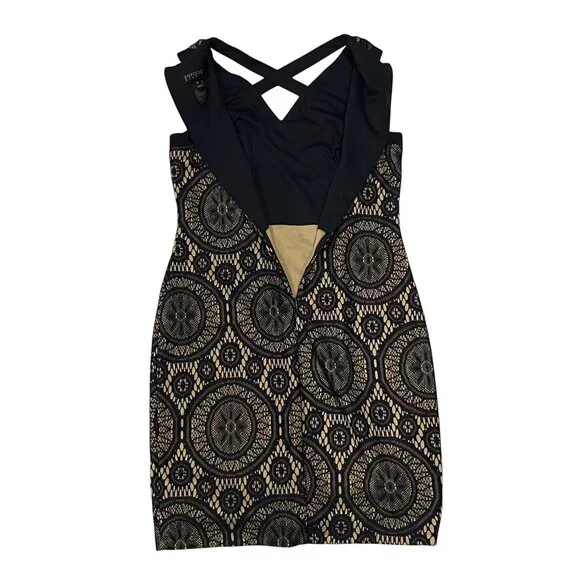 En Focus Studio Womens Geometric Pattern Dress Size 8 - Picture 3 of 4